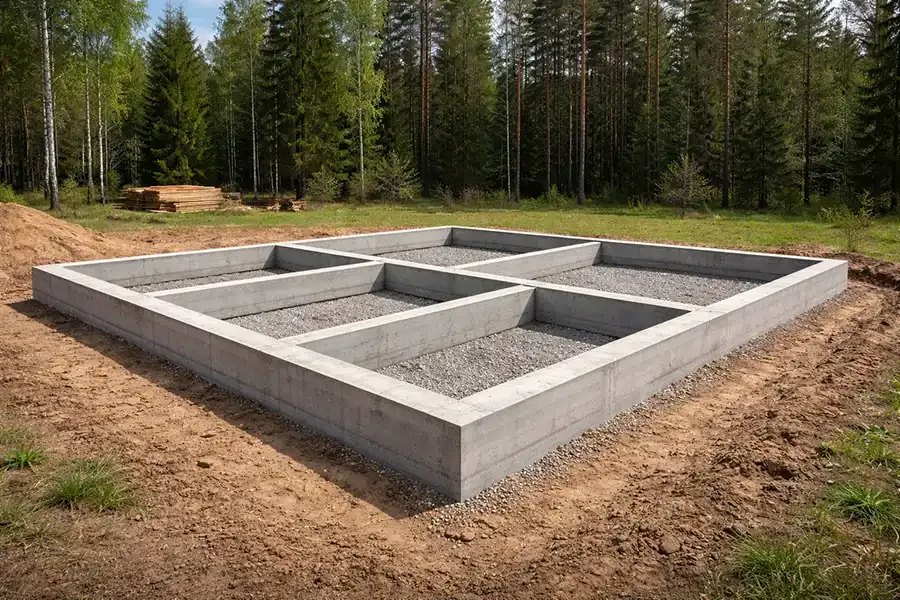 Ленточный фундамент